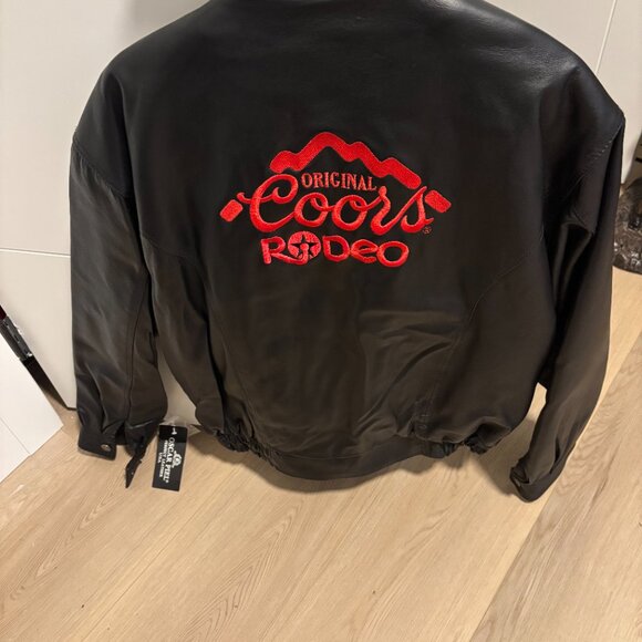 BNWT Oscar Piel Coors Rodeo Leather Jacket - Picture 4 of 6